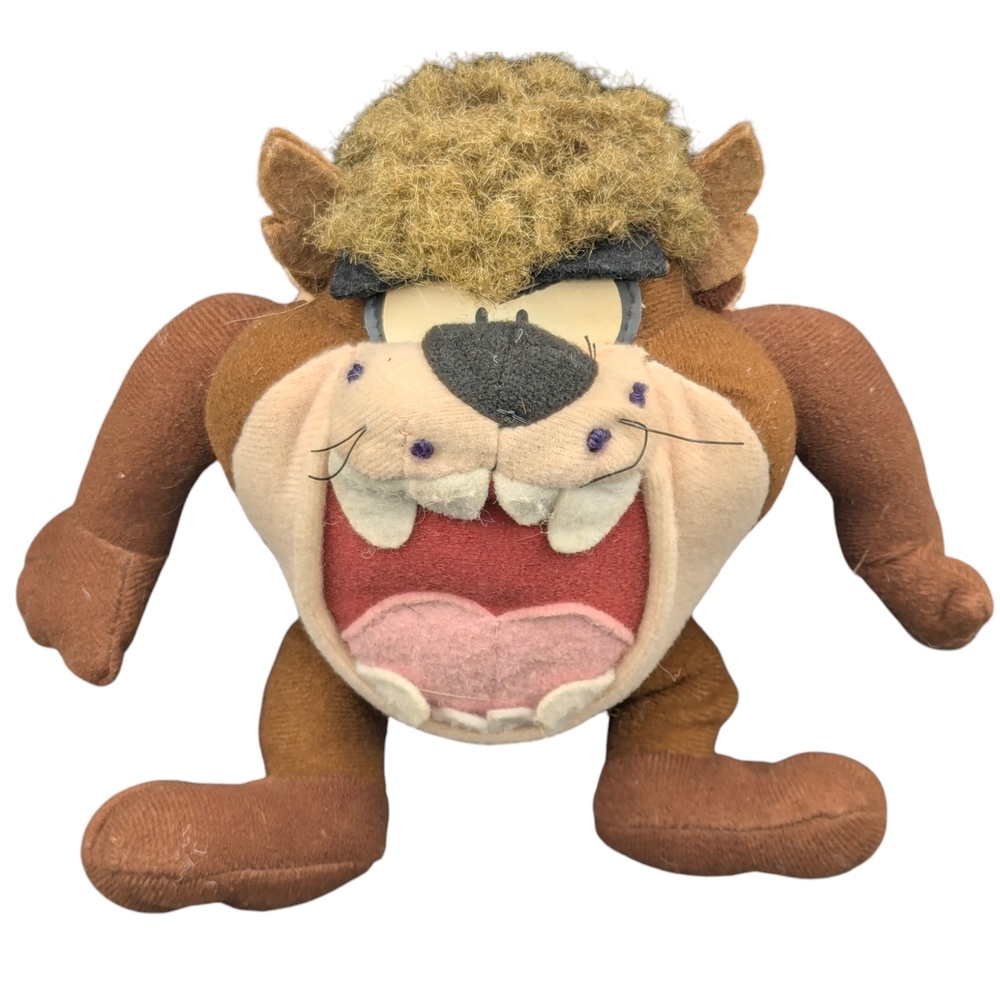 Looney Tunes Taz Tazmanian‎ Devil Plush Stuffed Animal Play By Play 1997